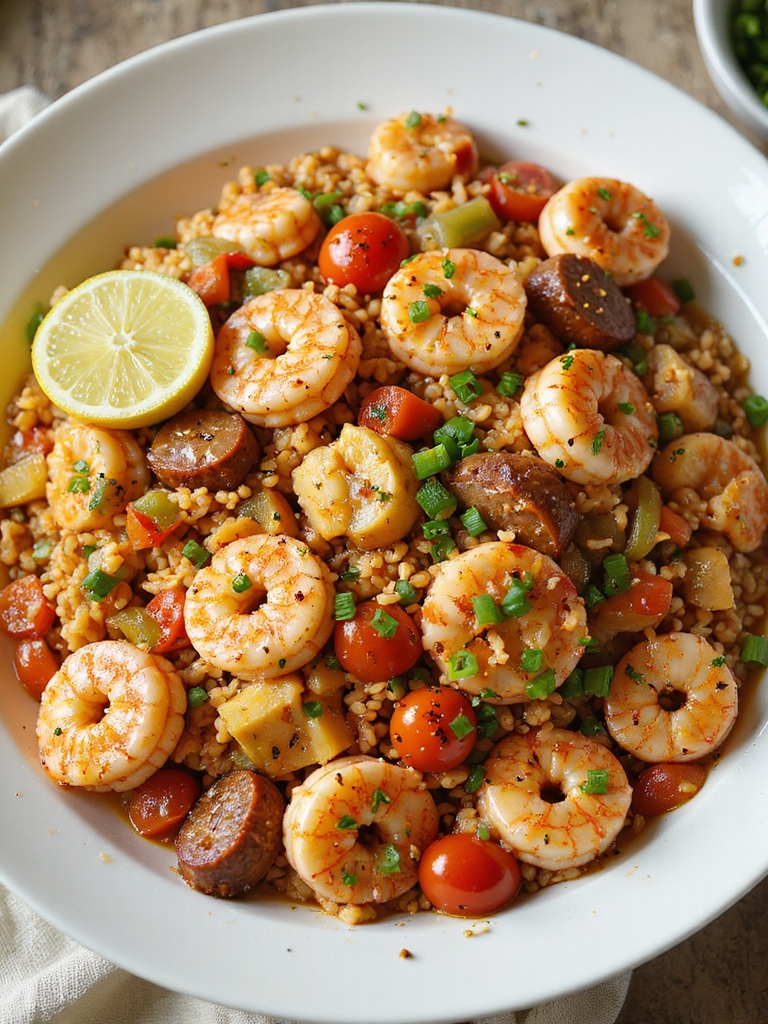 one pot cajun seafood jambalaya
