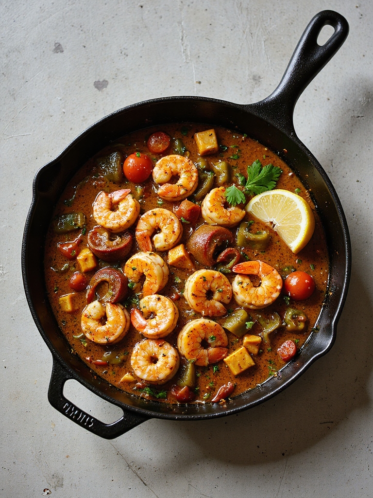 one pot creole style shrimp stew