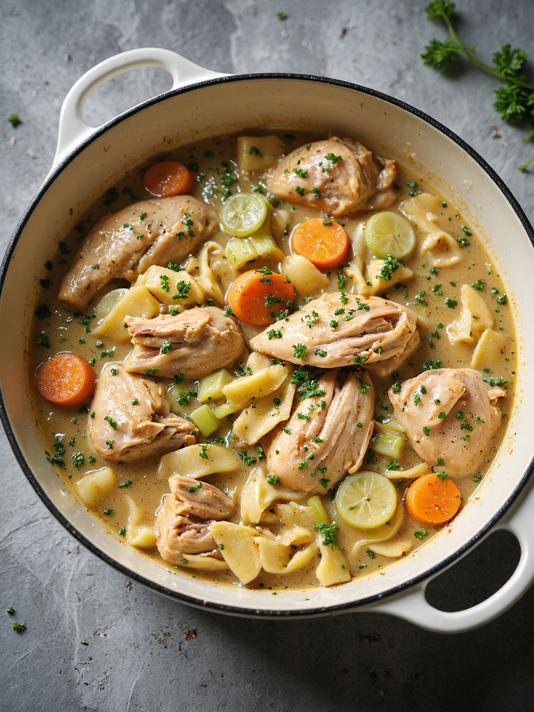 one pot rotisserie chicken noodles