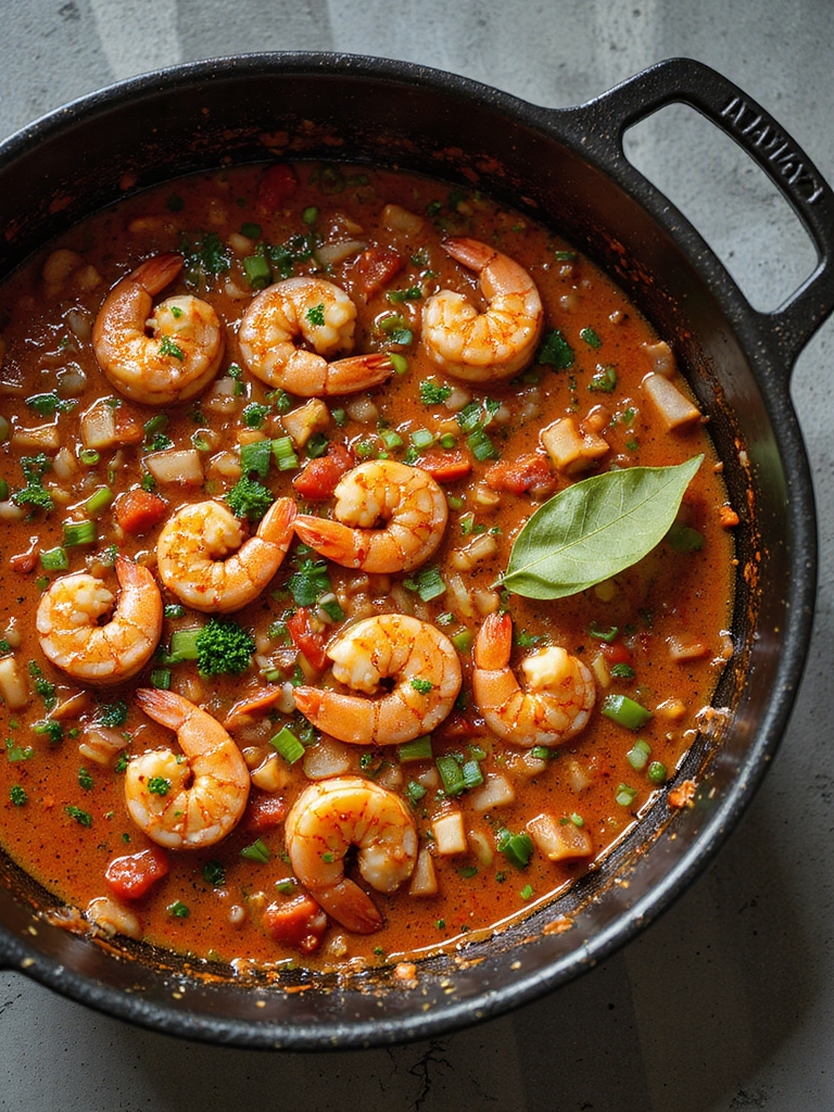 oven braised shrimp creole richness