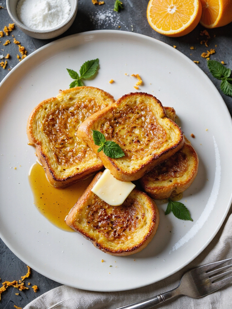 overnight custard air fryer french toast