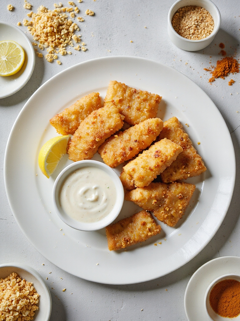 panko parmesan crunchy fishfingers