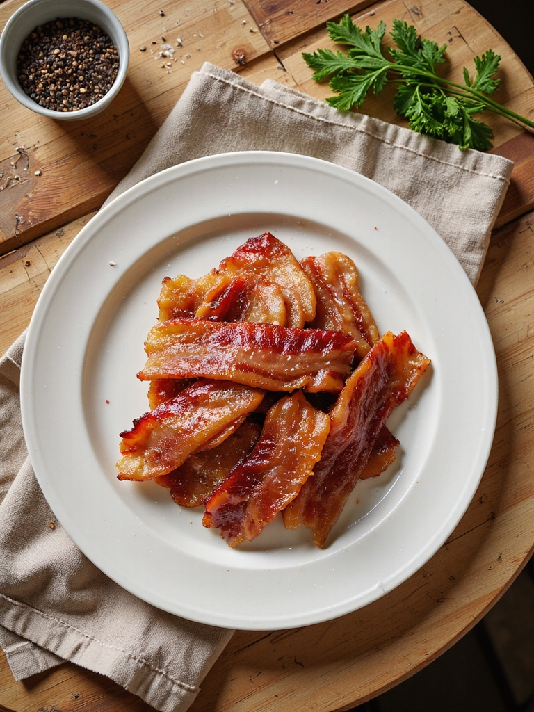 perfectly crispy air fryer bacon