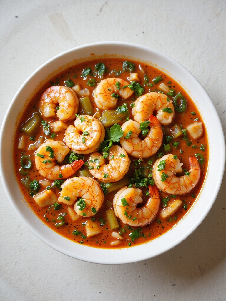 quick 20 minute creole shrimp