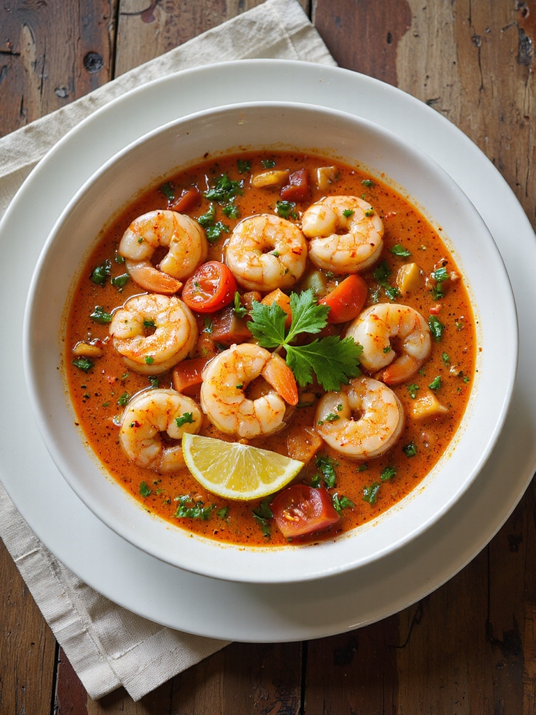 quick 30 minute skillet shrimp stew
