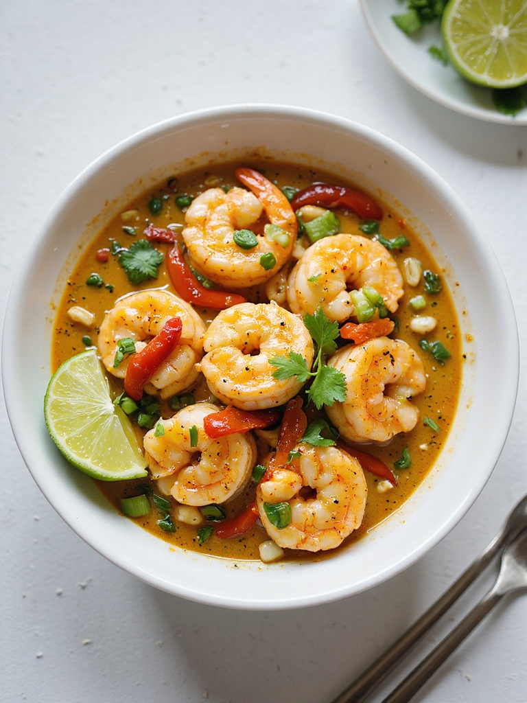 quick aromatic one pan shrimp