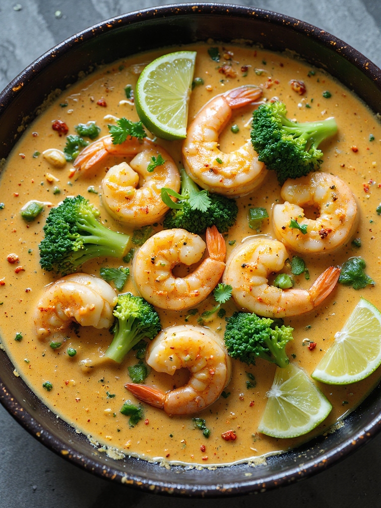 quick coconut curry shrimp