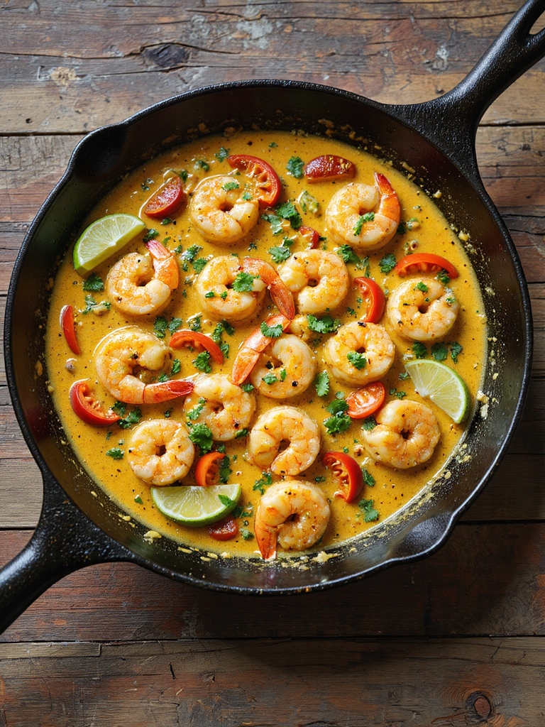 quick creamy coconut curry shrimp
