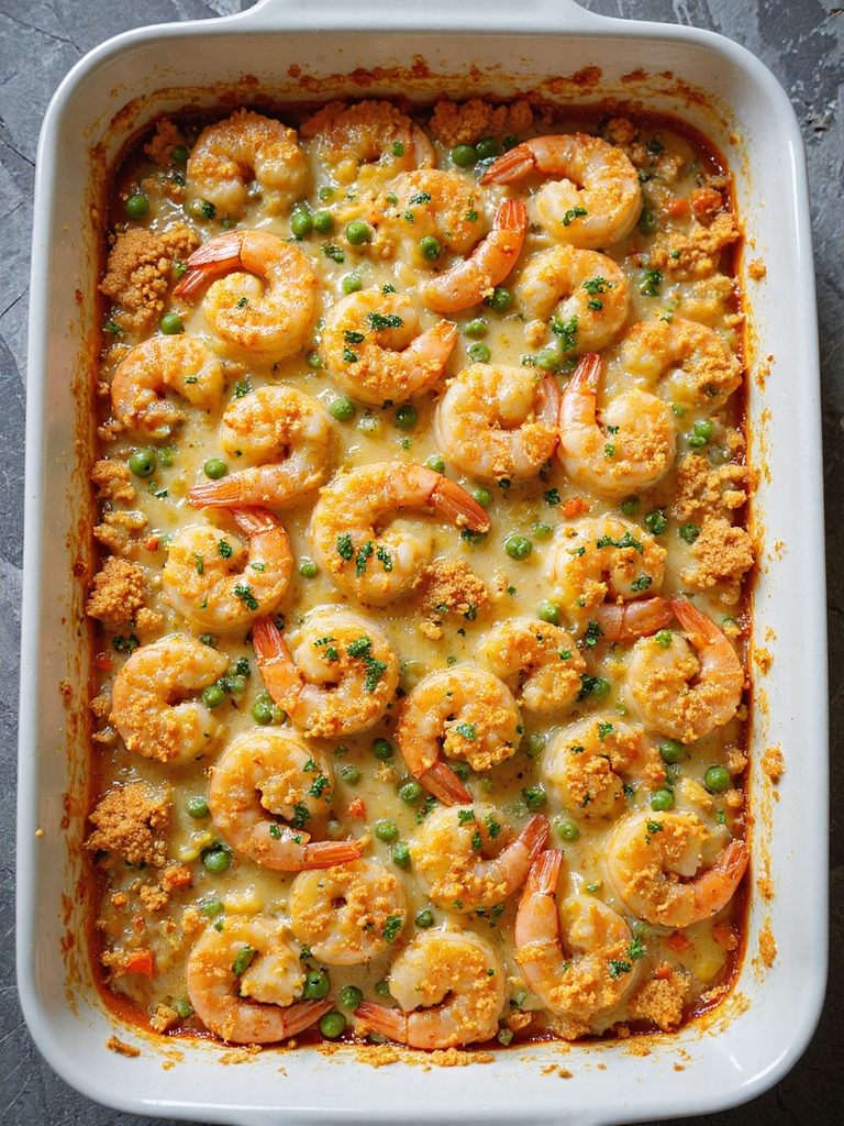 quick creamy shrimp casserole meal