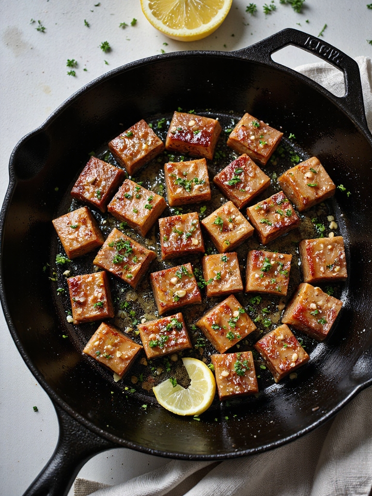 quick garlic butter steak bites