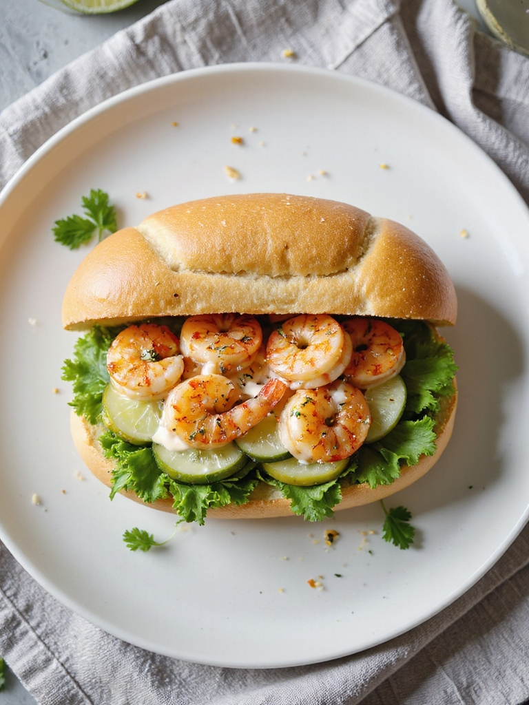 quick lemon garlic seared shrimp