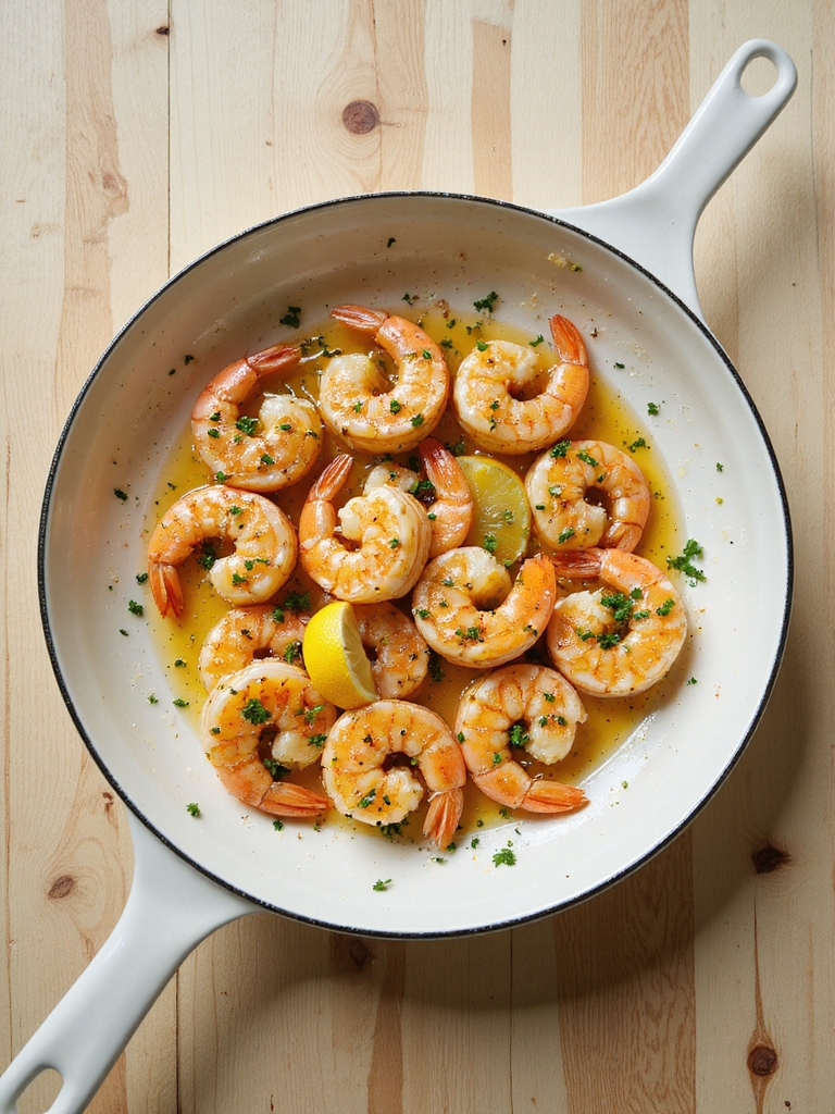 quick lemon garlic shrimp