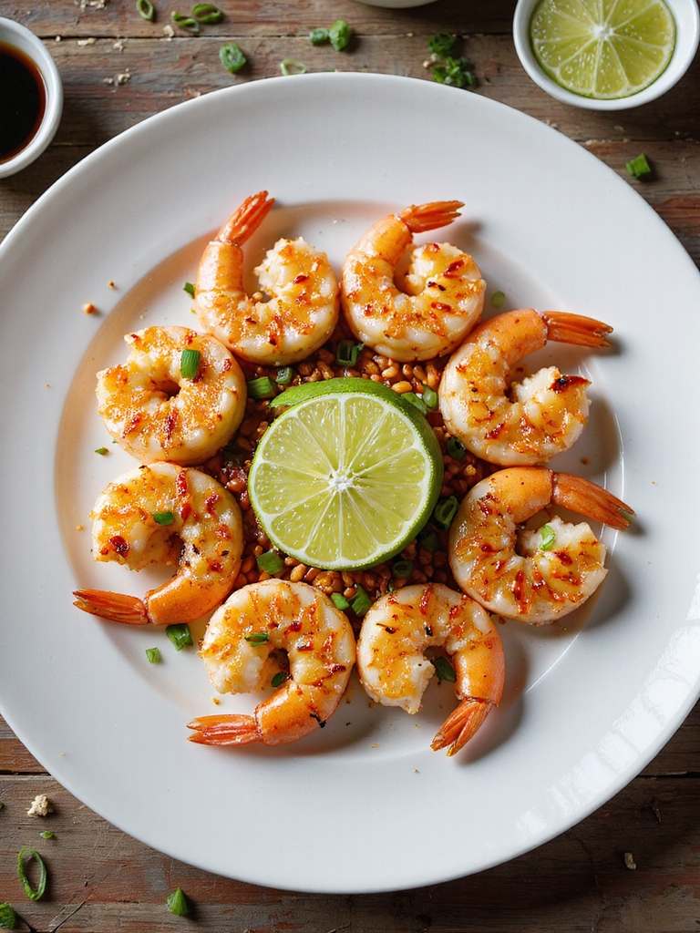 quick marinated hibachi shrimp grilling