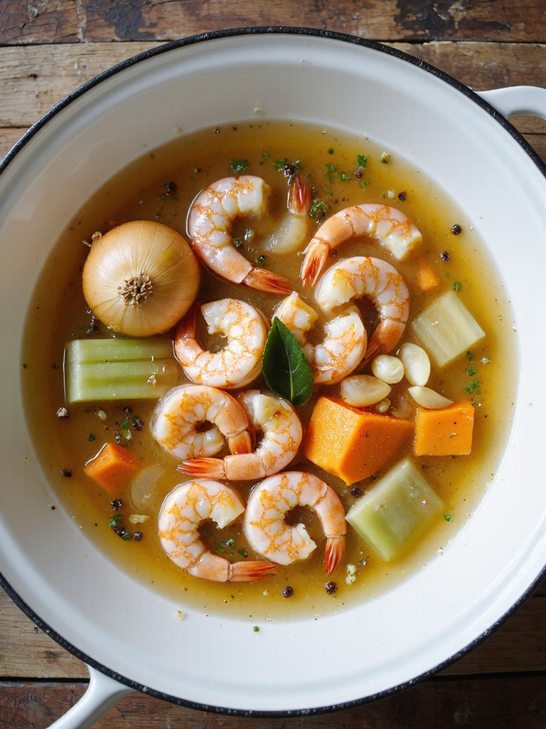 quick saut ed shrimp shell stock