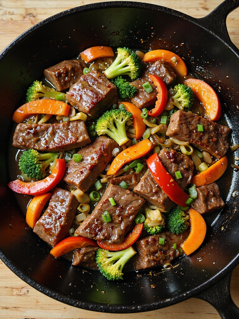 quick tender beef and veggies