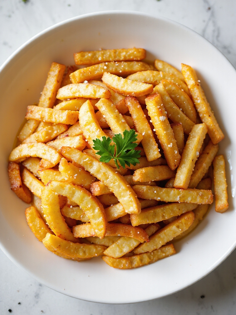 revive fries with high heat