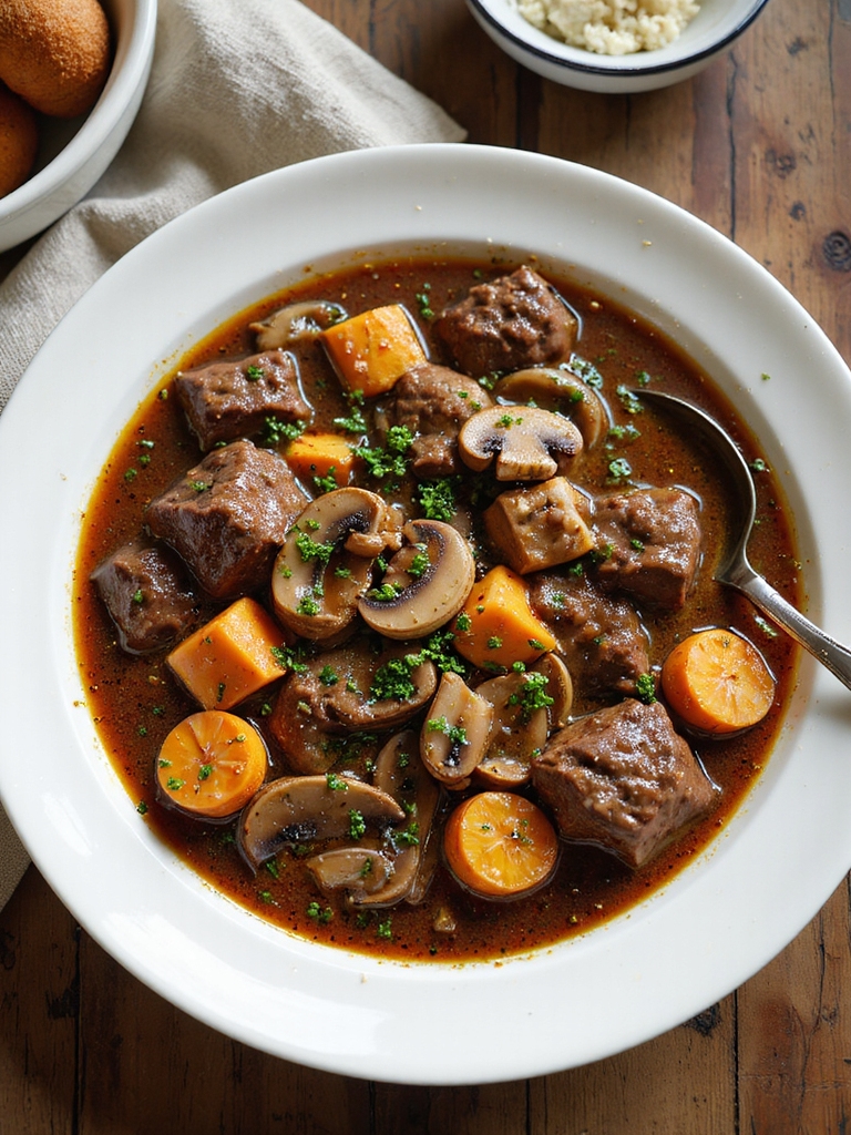 rich one pot braised beef
