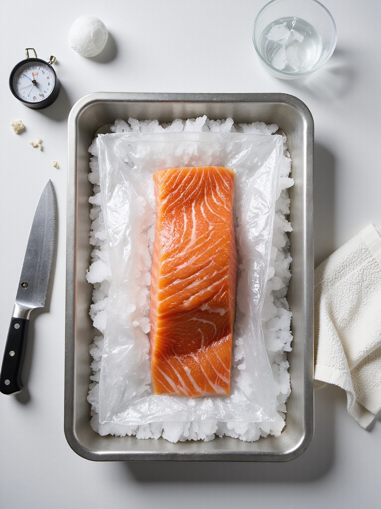 safe freezer handling for sashimi