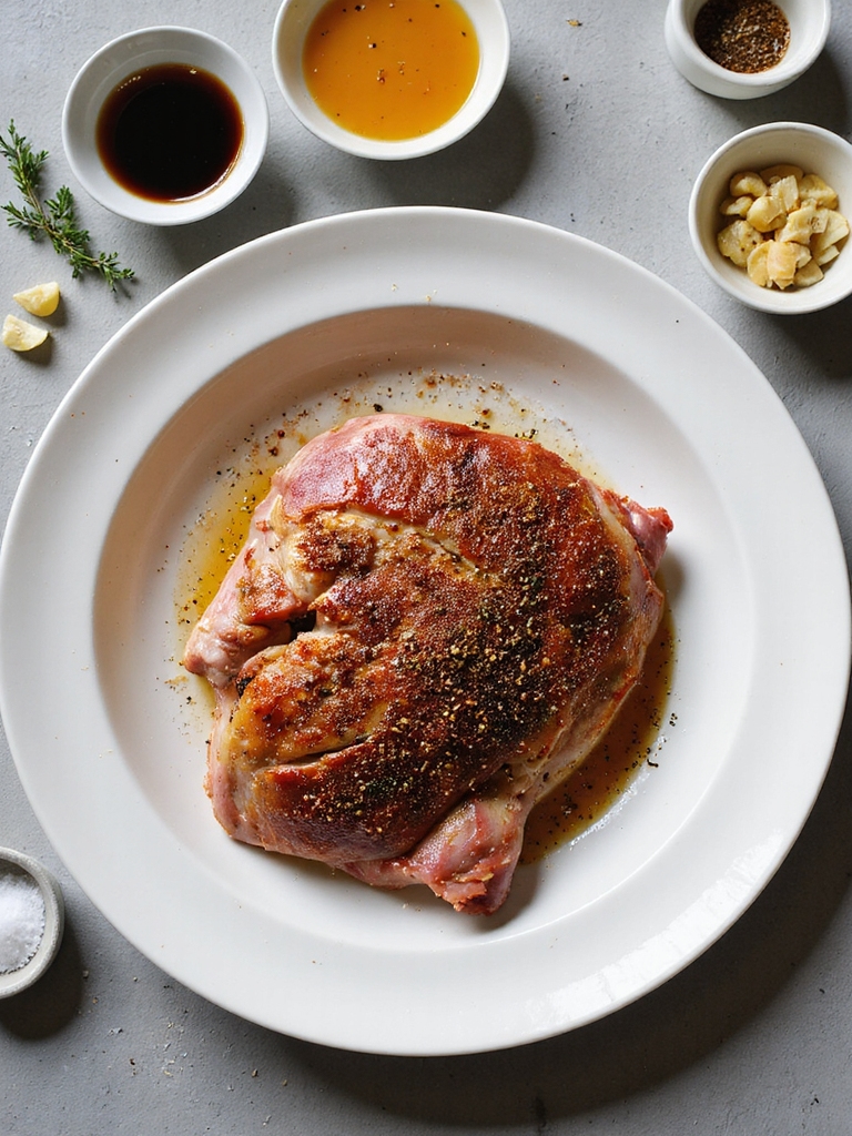 savory citrus soy braised pork