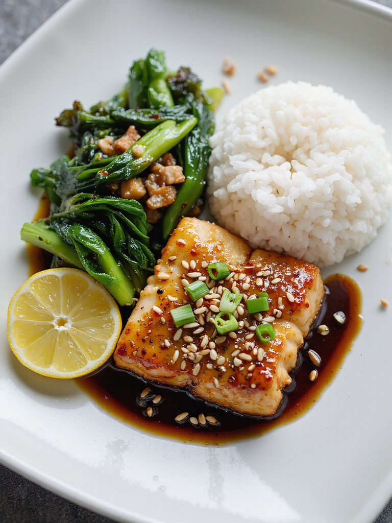 savory sweet broiled miso cod