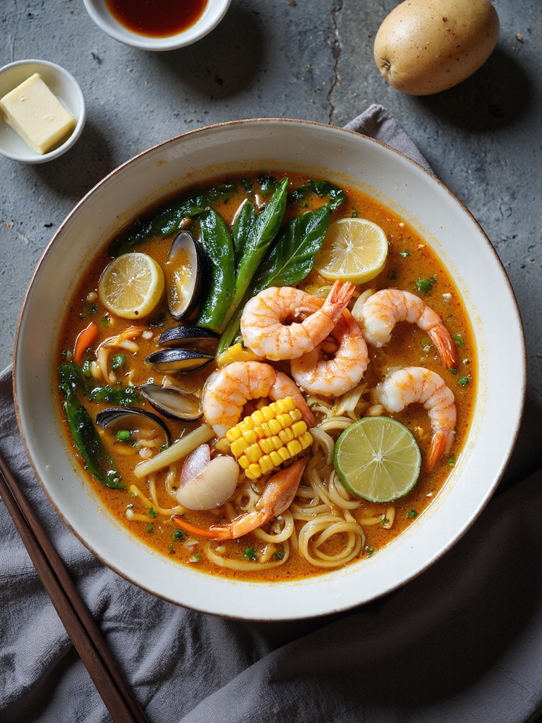 seafood boil ramen essentials