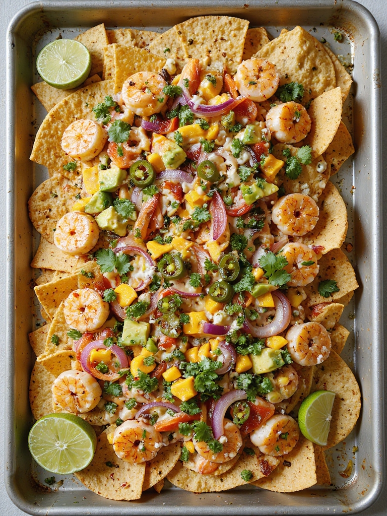 seafood nacho party favorites