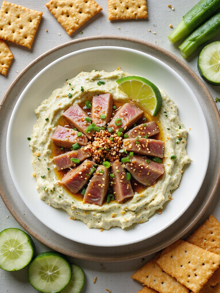 seared ahi wasabi dip