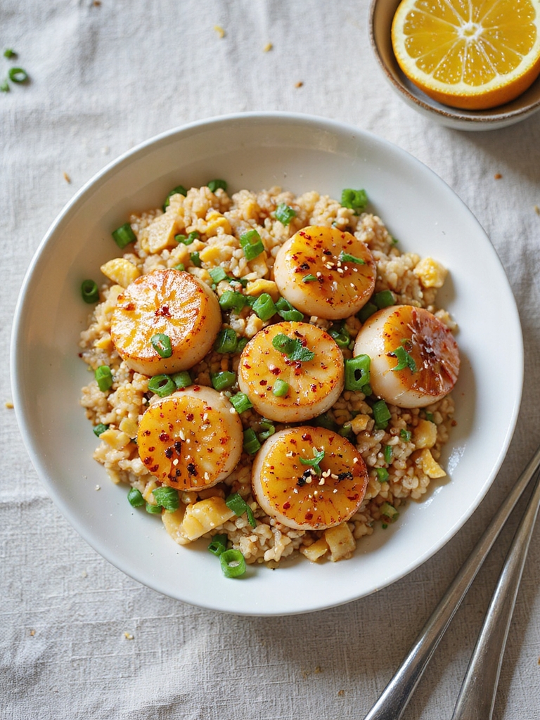 seared scallops citrus soy