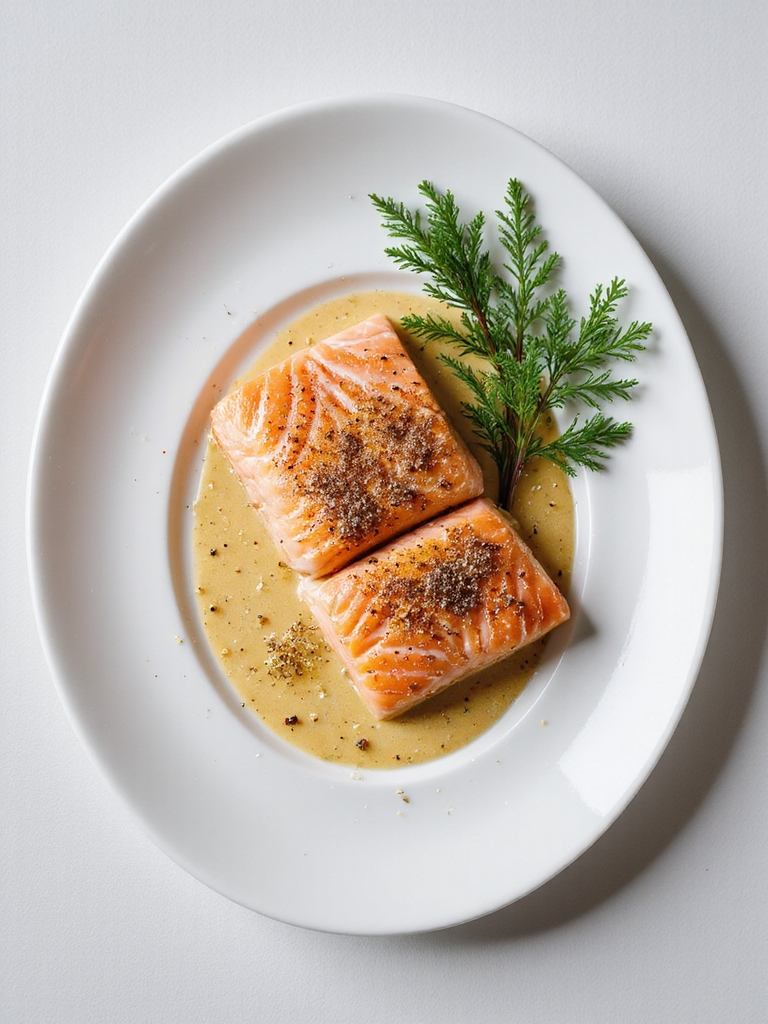 seasoned frozen salmon airfryer