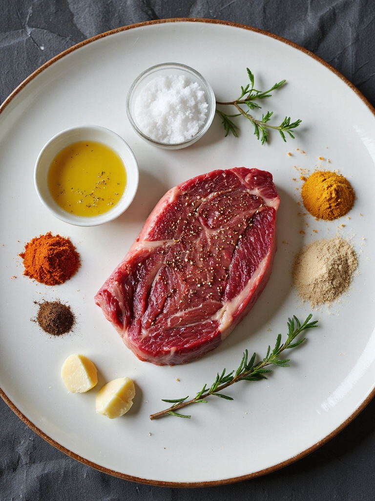 seasoned ribeye salt butter