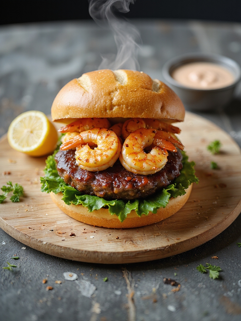 shrimp patties citrus tender texture