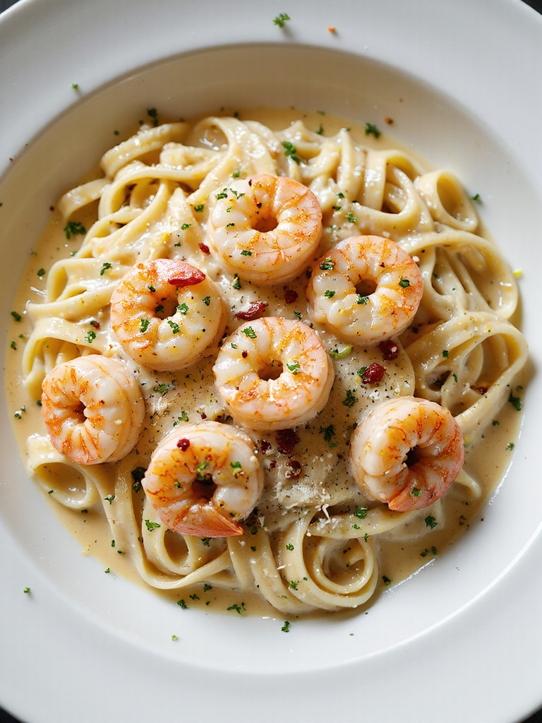 silky garlicky cream sauce