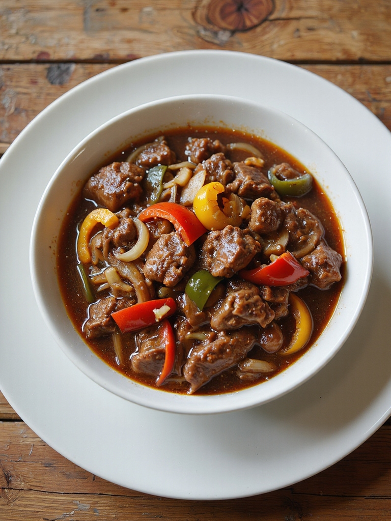 slow braised savory beef sandwich