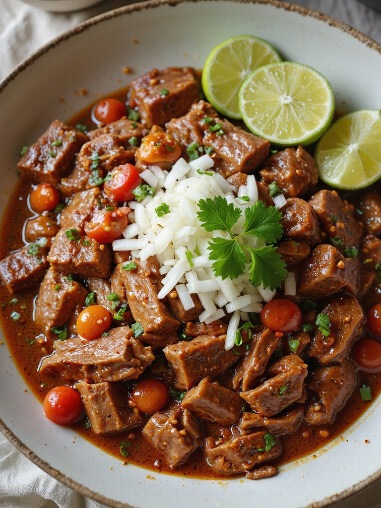 slow cooked citrus chipotle shredded beef