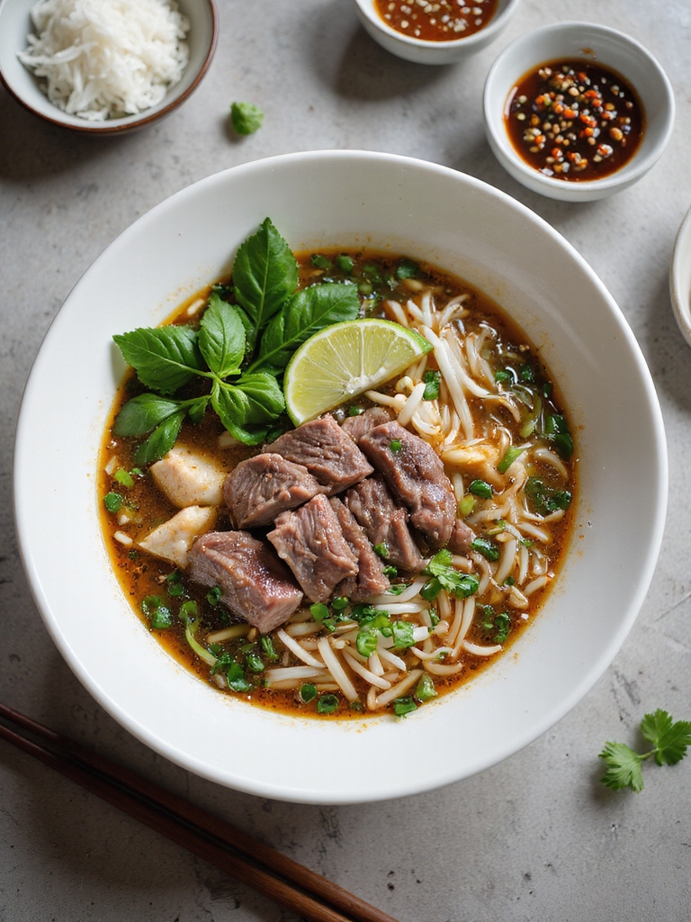 slow simmered charred spice pho