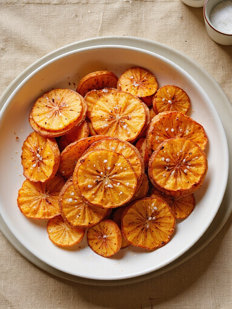 smoky air fried sweet chips