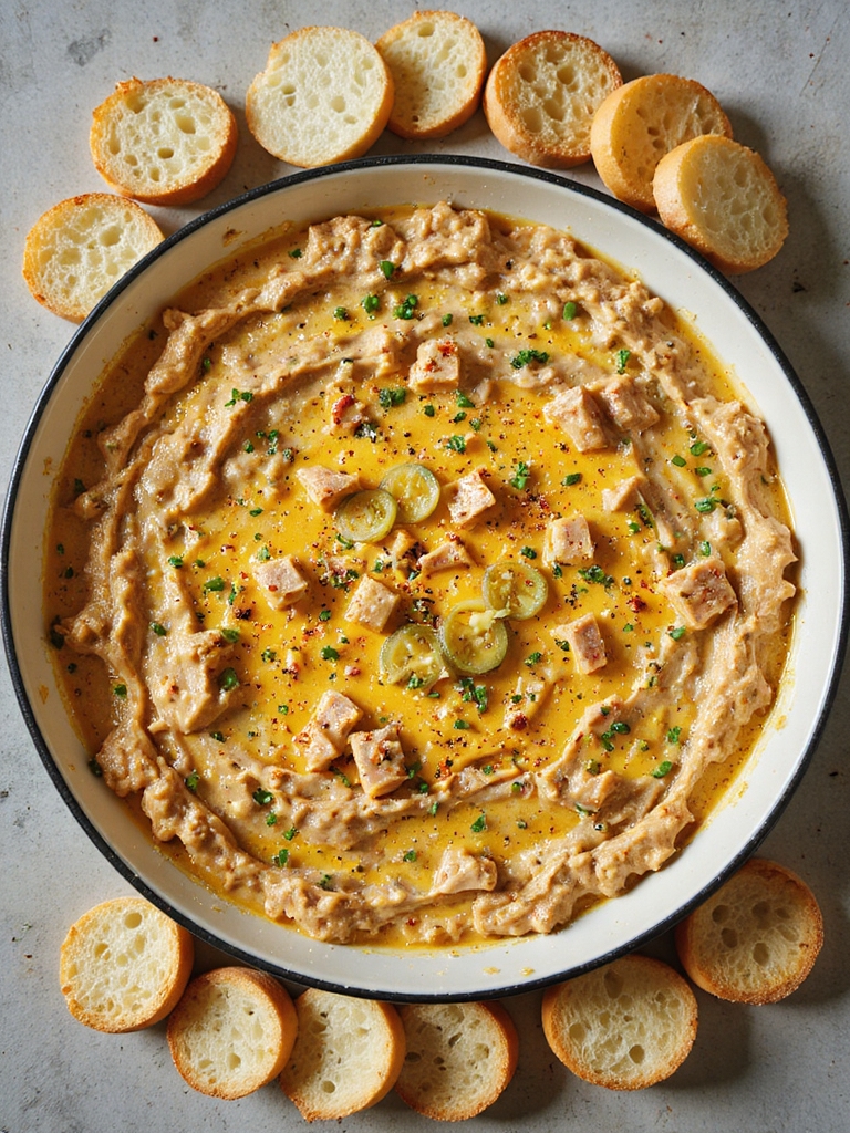 smoky cheesy tuna dip