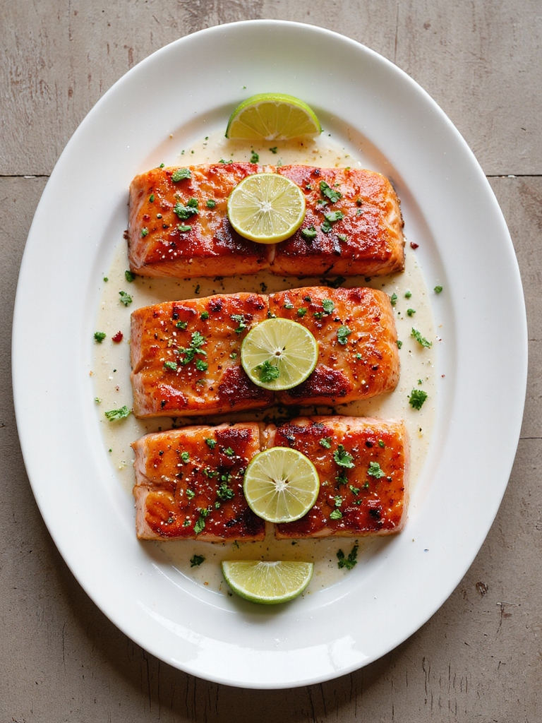 smoky citrus honey salmon