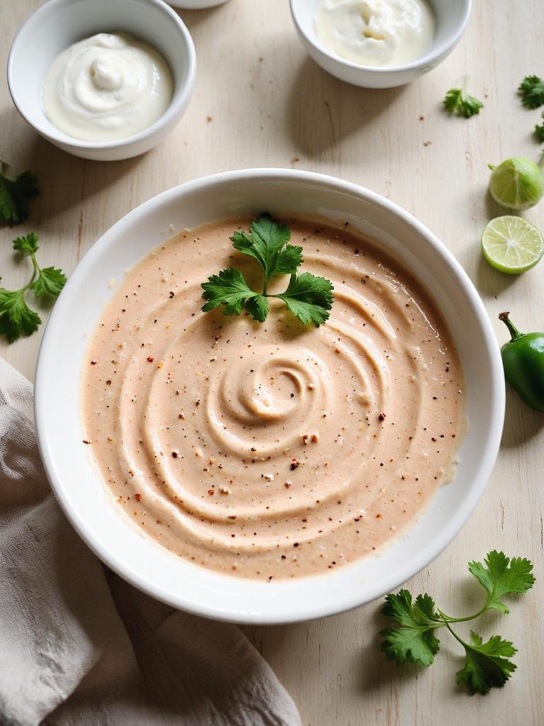 smoky creamy chipotle drizzle