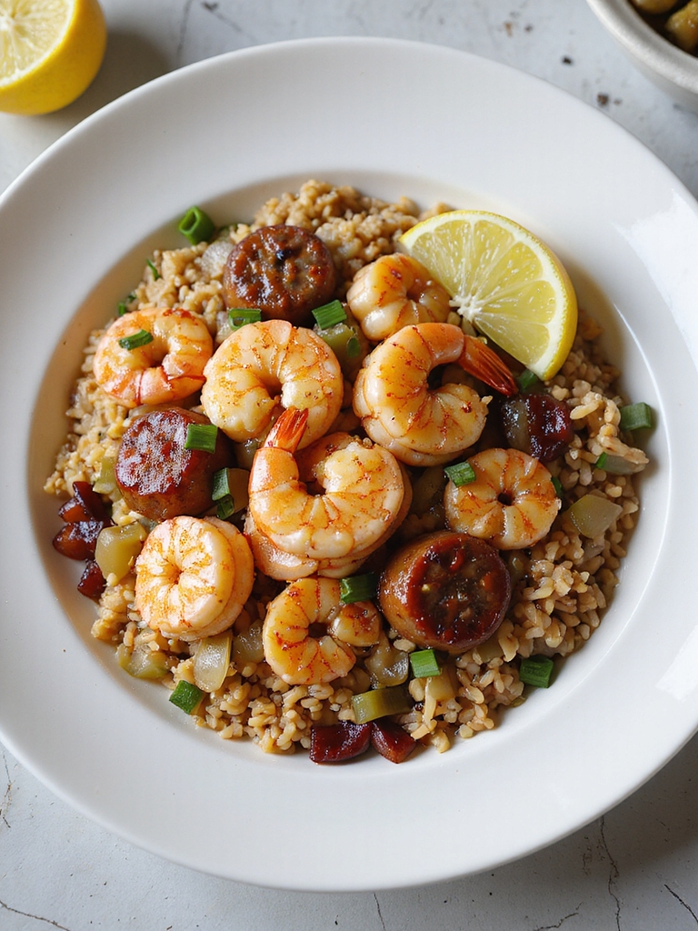 smoky creole shrimp rice