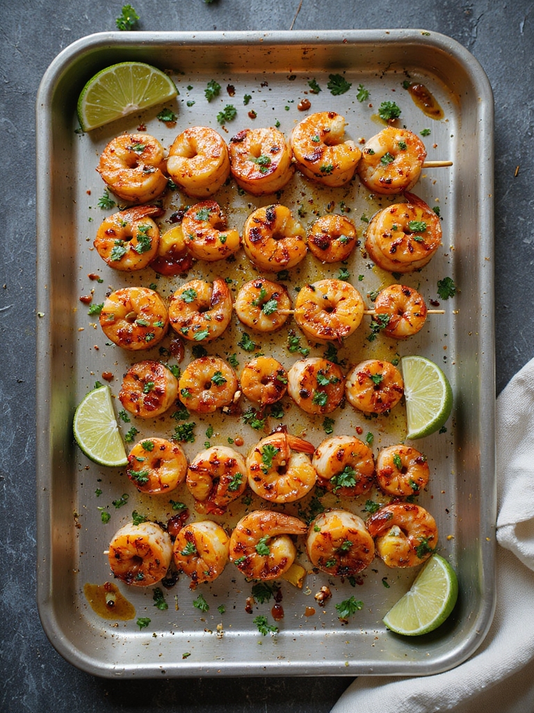 smoky pineapple bbq shrimp