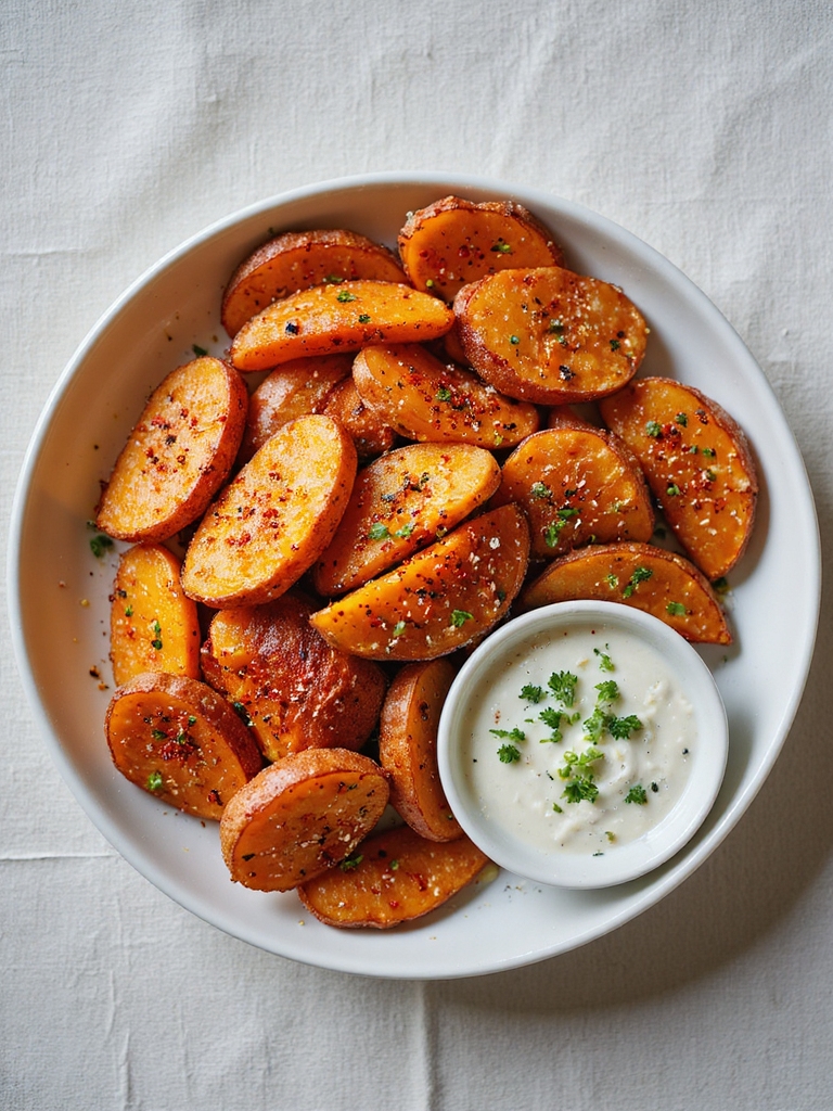 smoky spicy chipotle sweet potatoes