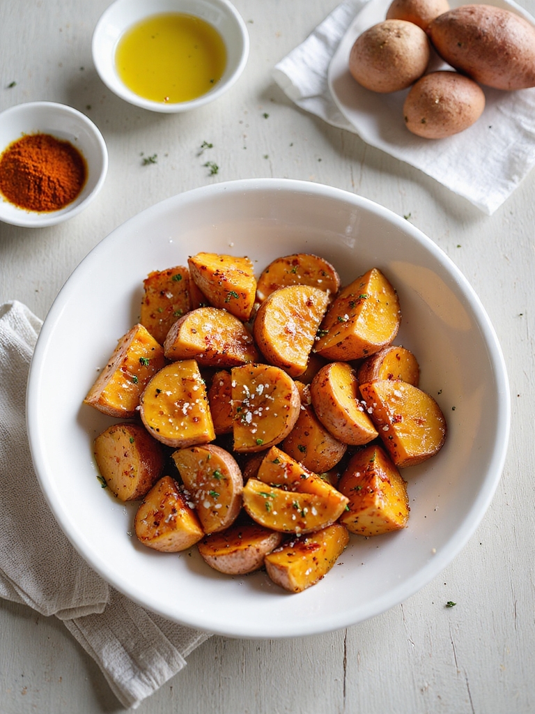 soaked dried evenly oiled