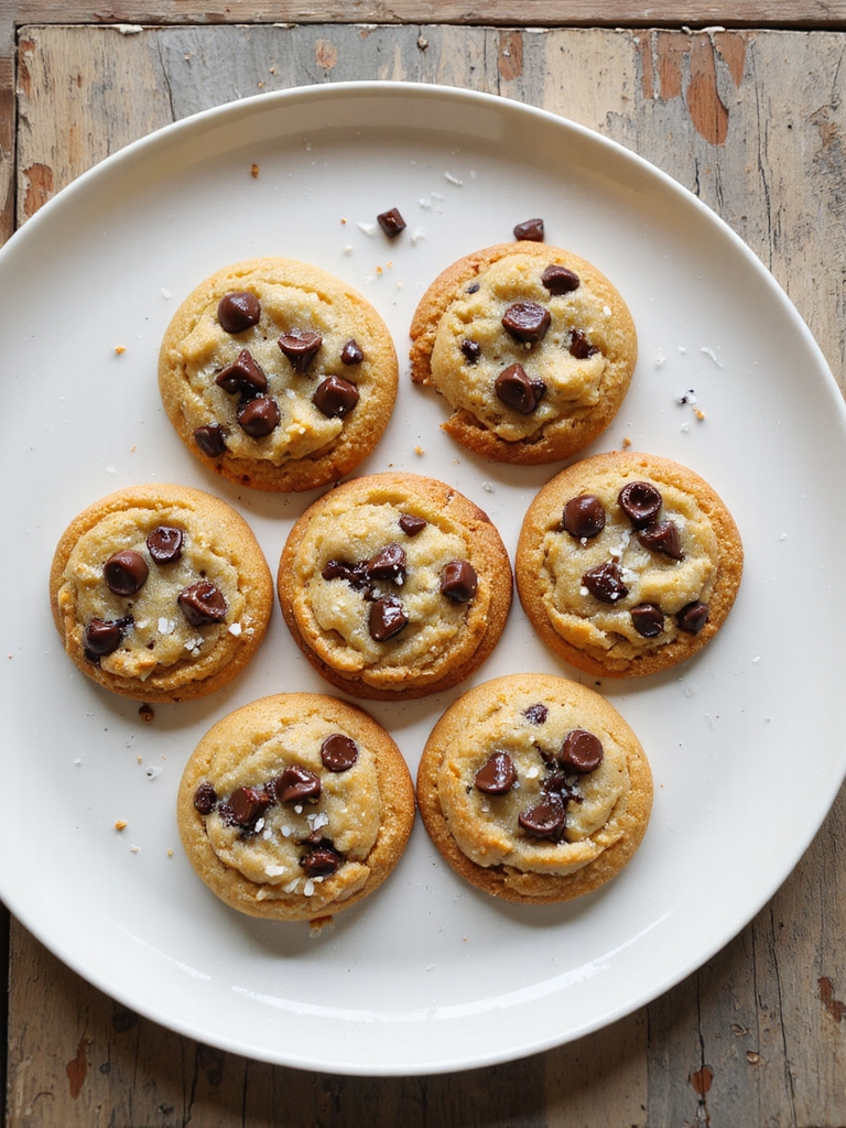 soft centered air fryer chocolate cookies