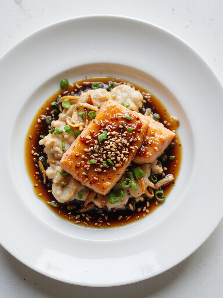 soy ginger glazed salmon