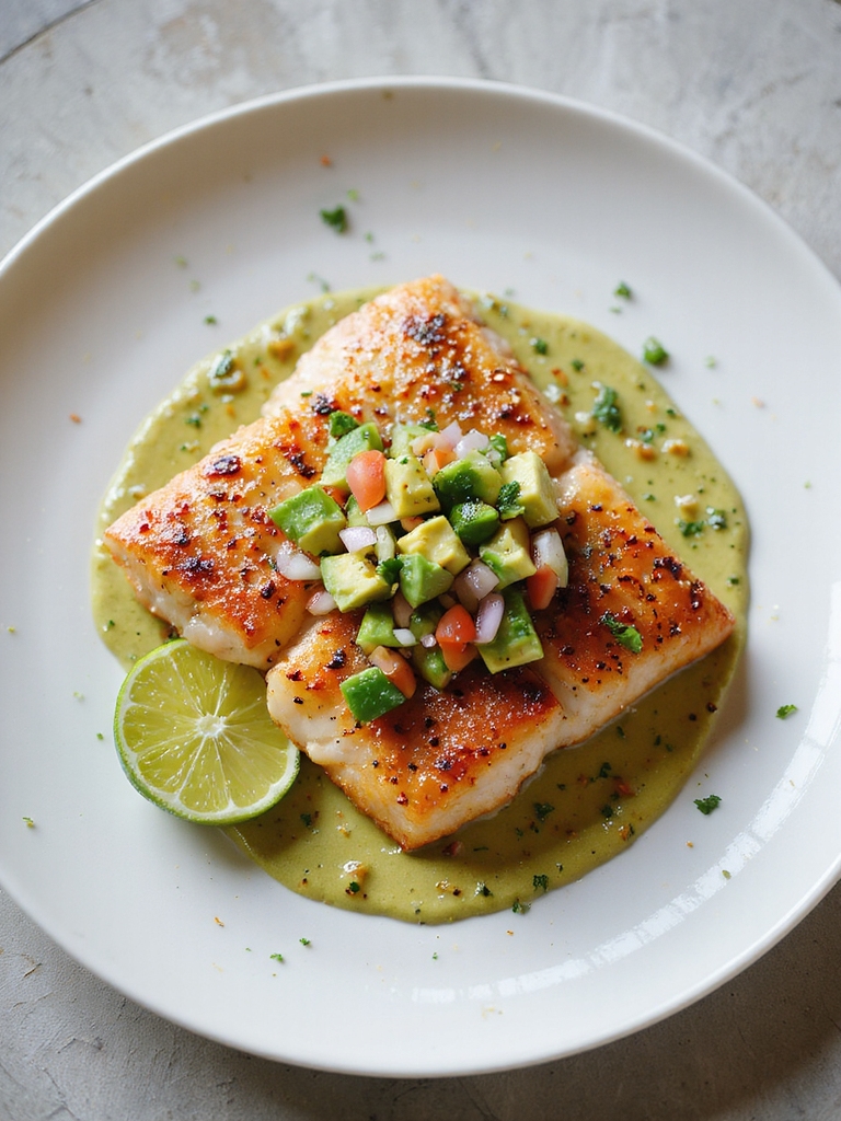 spicy blackened tilapia with salsa