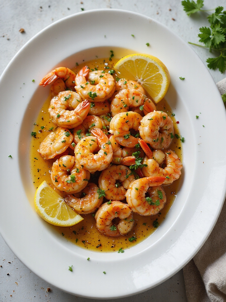 spicy cajun garlic buttered shrimp