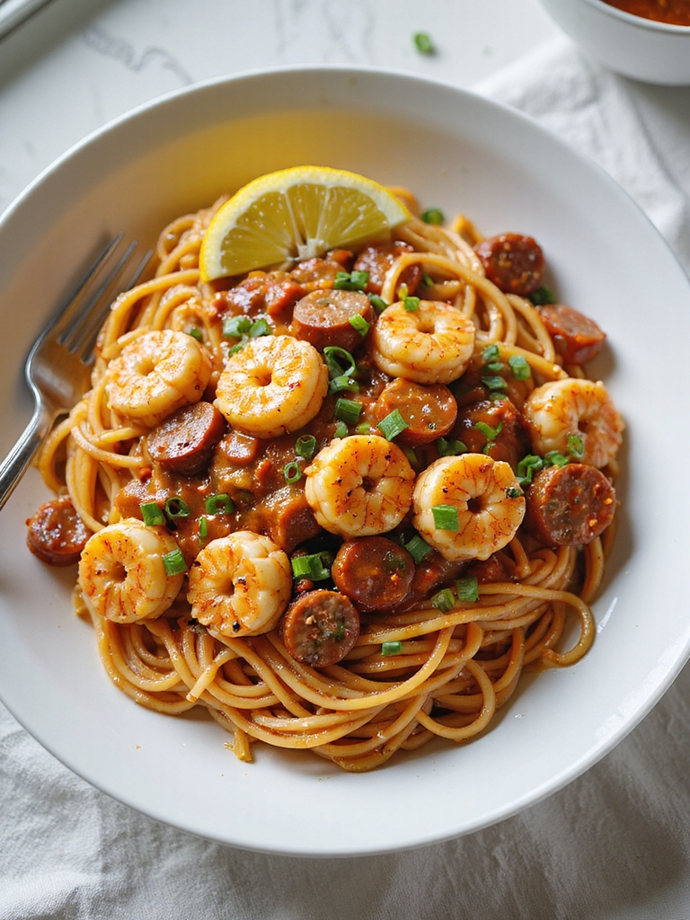 spicy cajun shrimp pasta