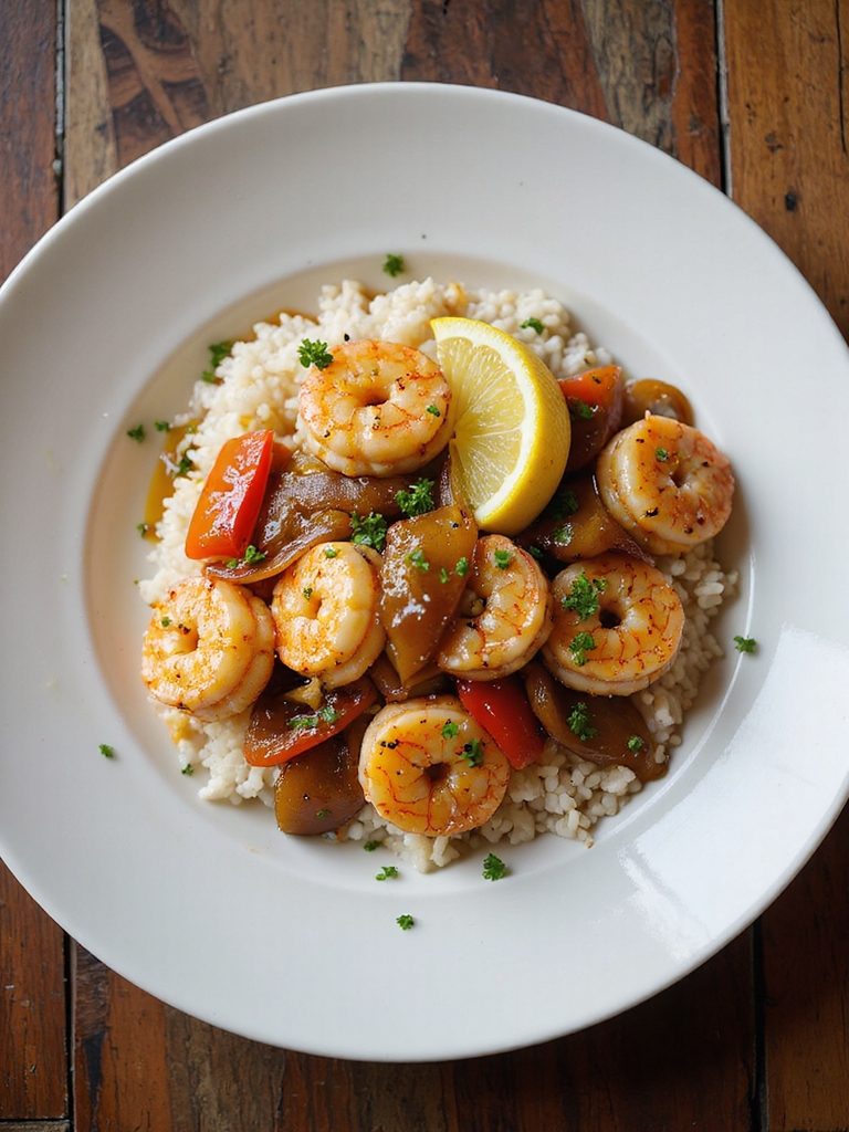 spicy cajun shrimp rice