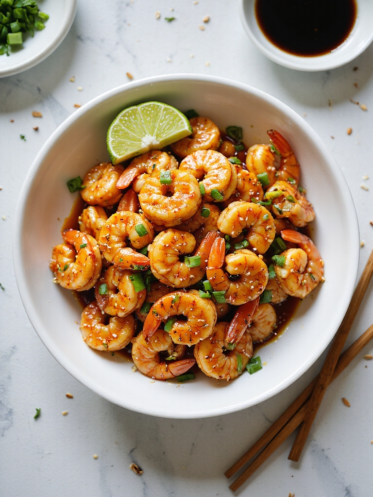 spicy citrus chili garlic shrimp